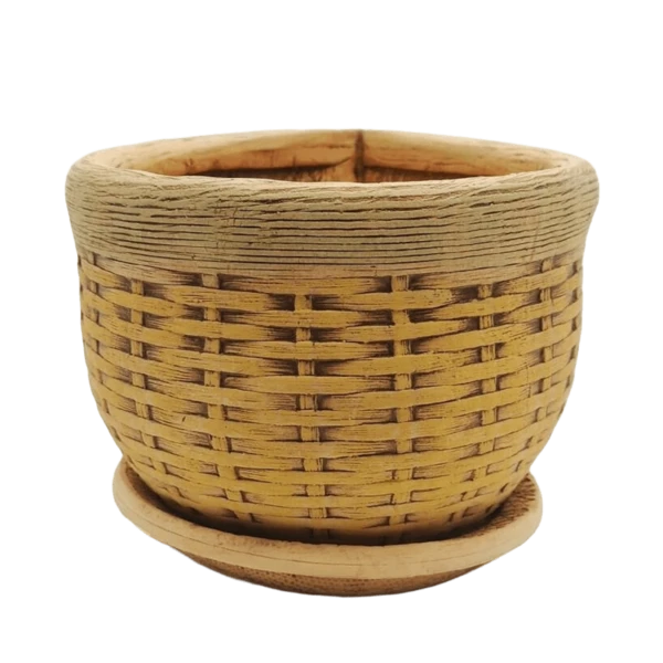 Горшок керамический "Корзинка", D10